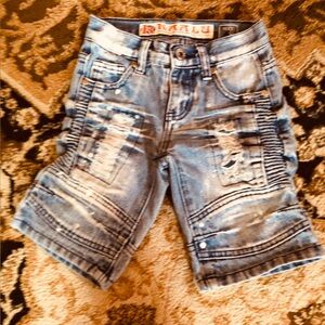 Kraalu Euro Distressed Denim Shorts size 6